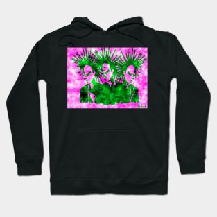 Punk Gang Special Pink by Blackout Design Hoodie